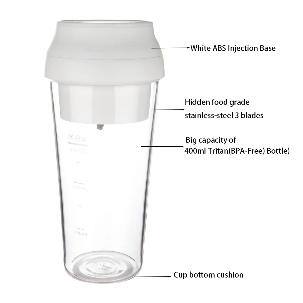 &Electric Cordless USB Recharg - Portable Blender Usb Rechargeable ulasan dan harga